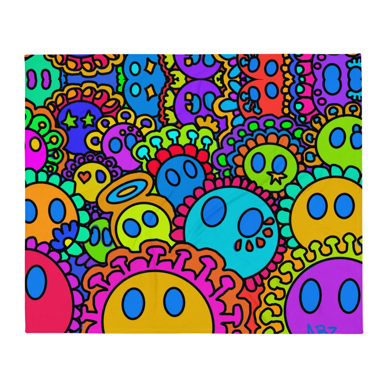 Smile On Throw Blanket