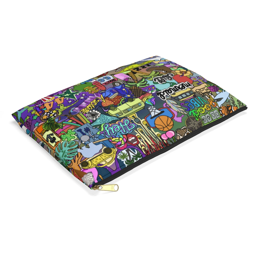 Tropical Vibes Accessory Pouch
