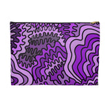 purple swirl Accessory Pouch