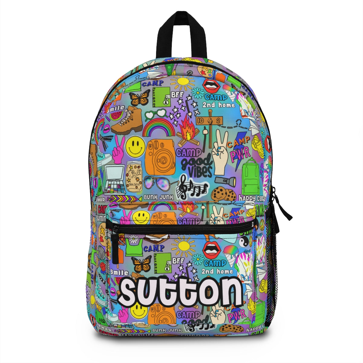 Deluxe Custom Name Camp backpack